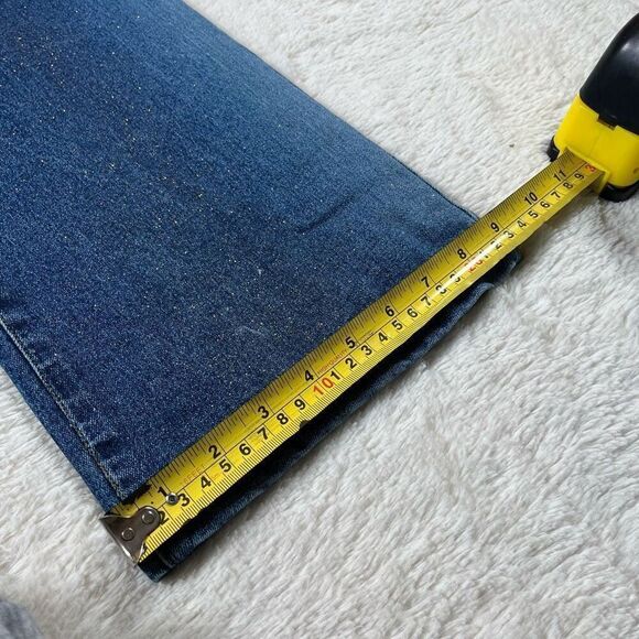 Vintage Y2K Cyber Generation Glitter Bootcut Flare Jeans - Picture 9 of 9